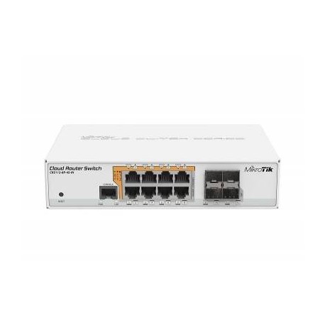 Коммутатор Cloud Router Switch Mikrotik CRS112-8P-4S-IN (RouterOS L5)